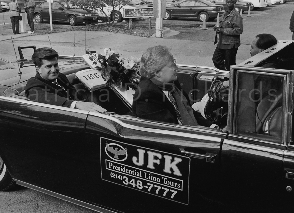 'JFK' in his limo