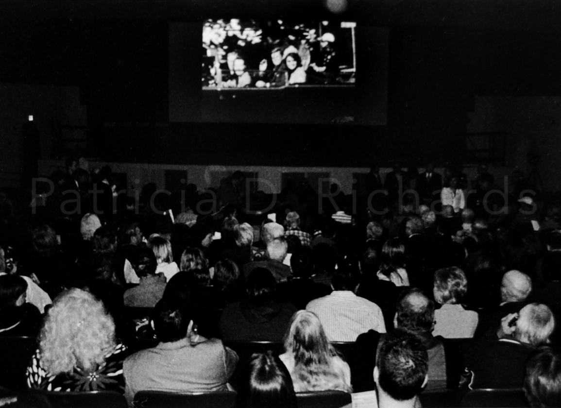 in the theater